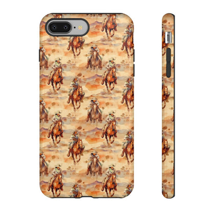 Western Horse Pattern Tough Case