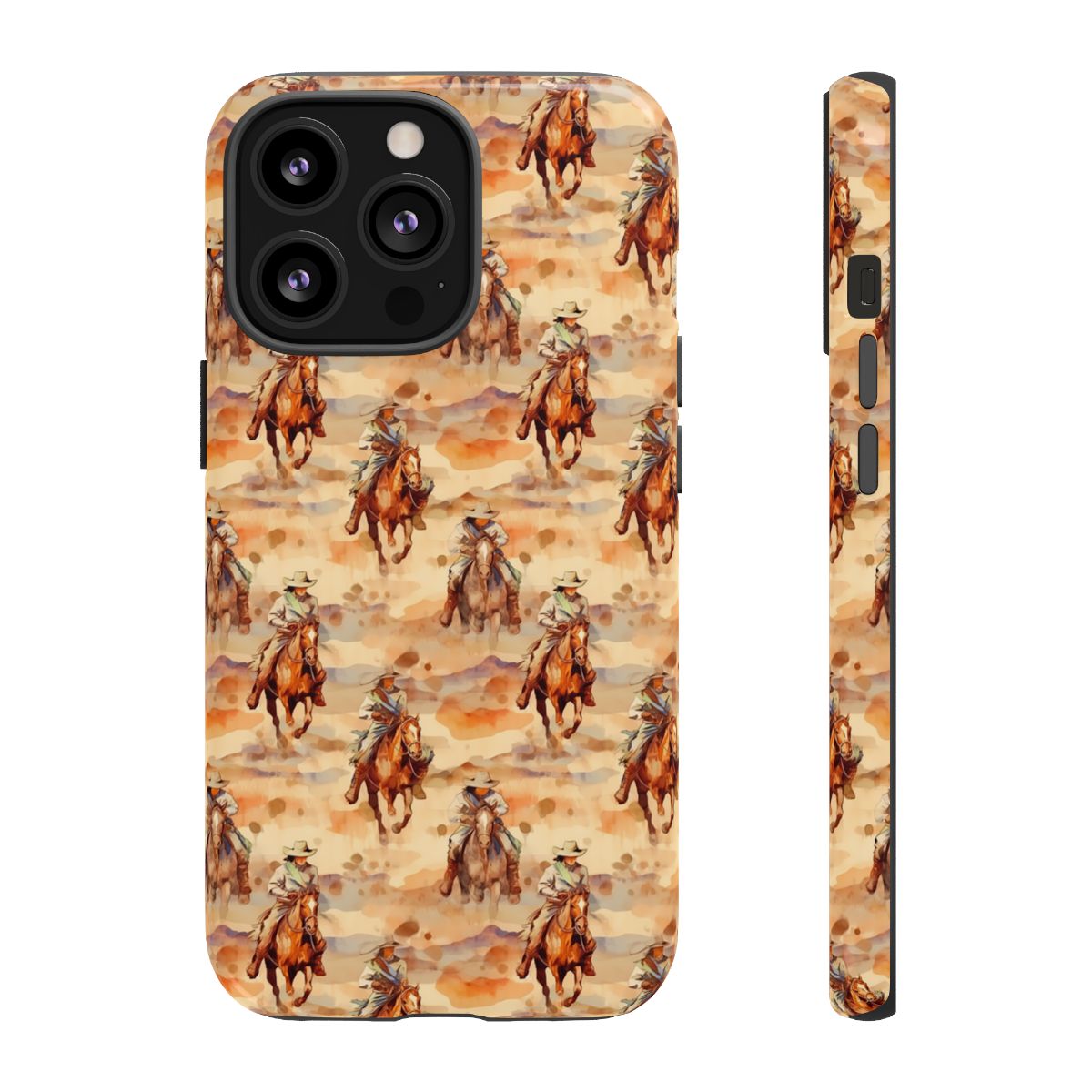 Western Horse Pattern Tough Case