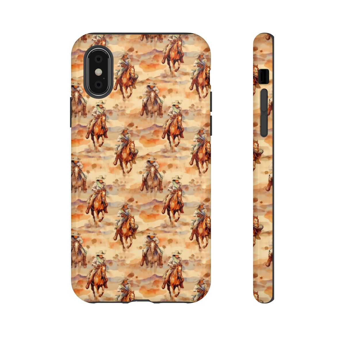 Western Horse Pattern Tough Case