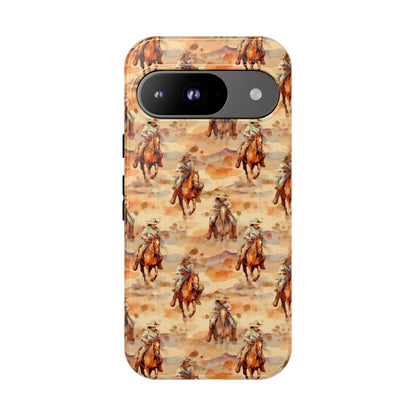 Western Horse Pattern Tough Case