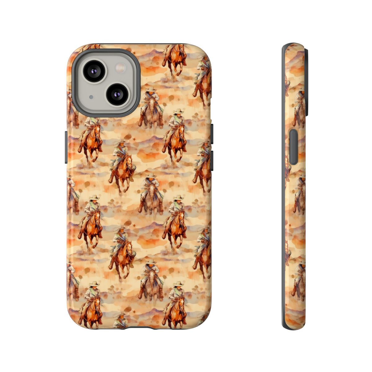 Western Horse Pattern Tough Case