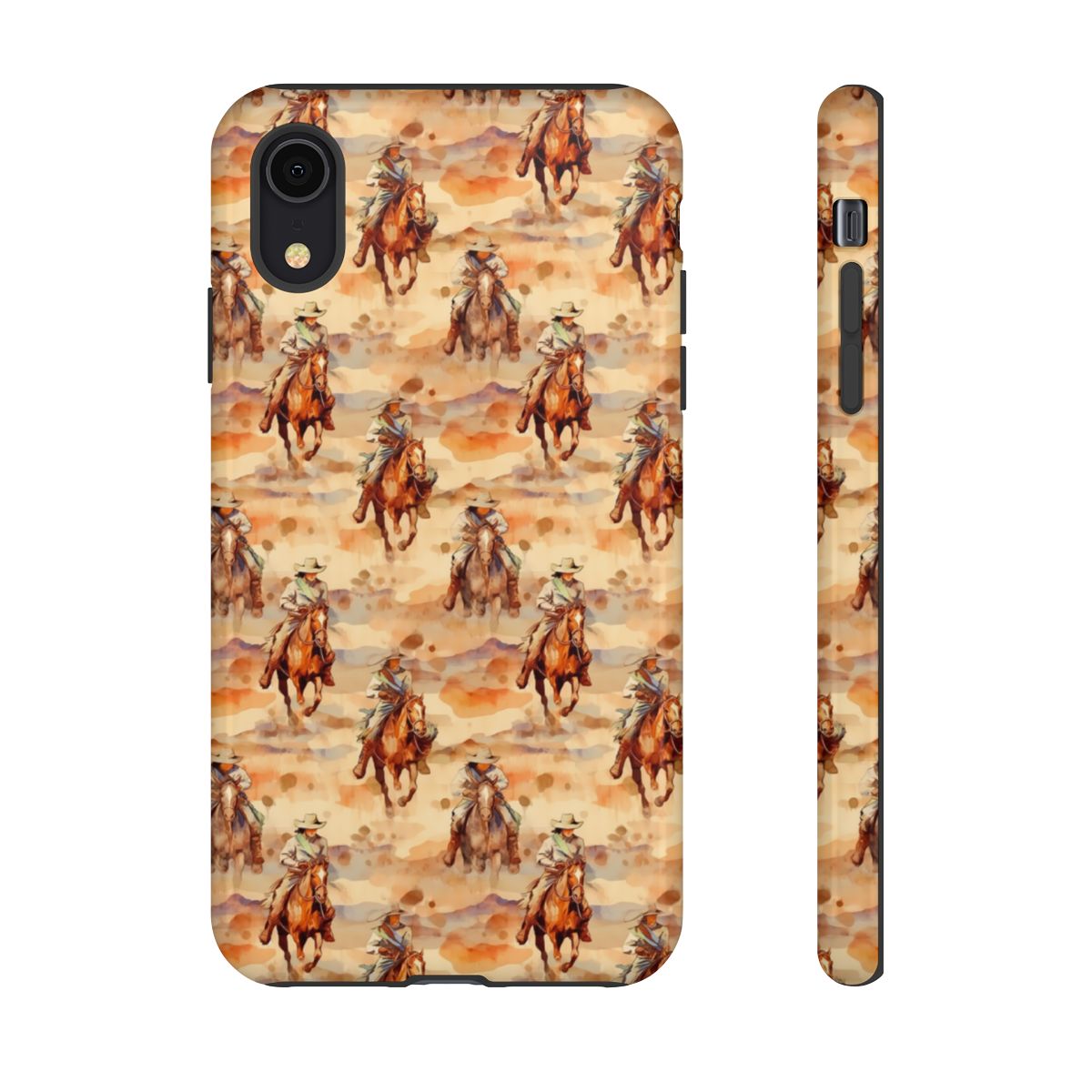 Western Horse Pattern Tough Case