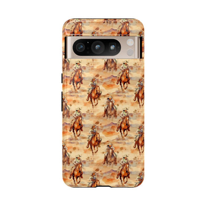 Western Horse Pattern Tough Case
