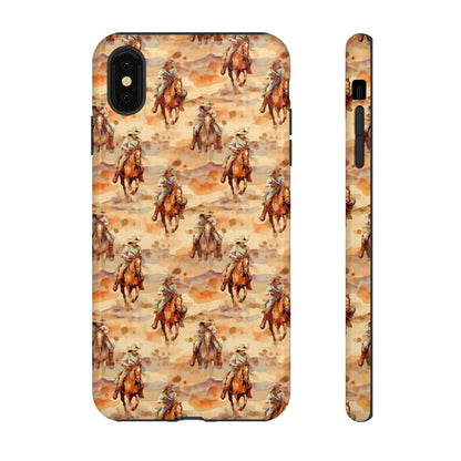 Western Horse Pattern Tough Case