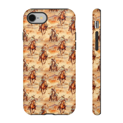Western Horse Pattern Tough Case