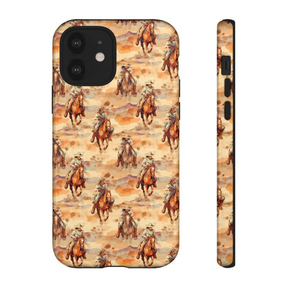 Western Horse Pattern Tough Case