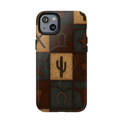 Western Icon Quilt Magnetic Case