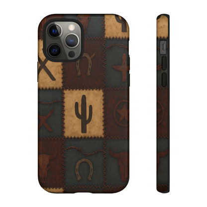 Western Icon Quilt Tough Phone Case