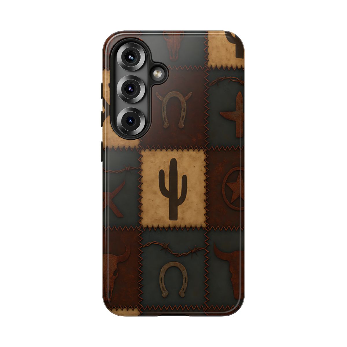 Western Icon Quilt Tough Phone Case