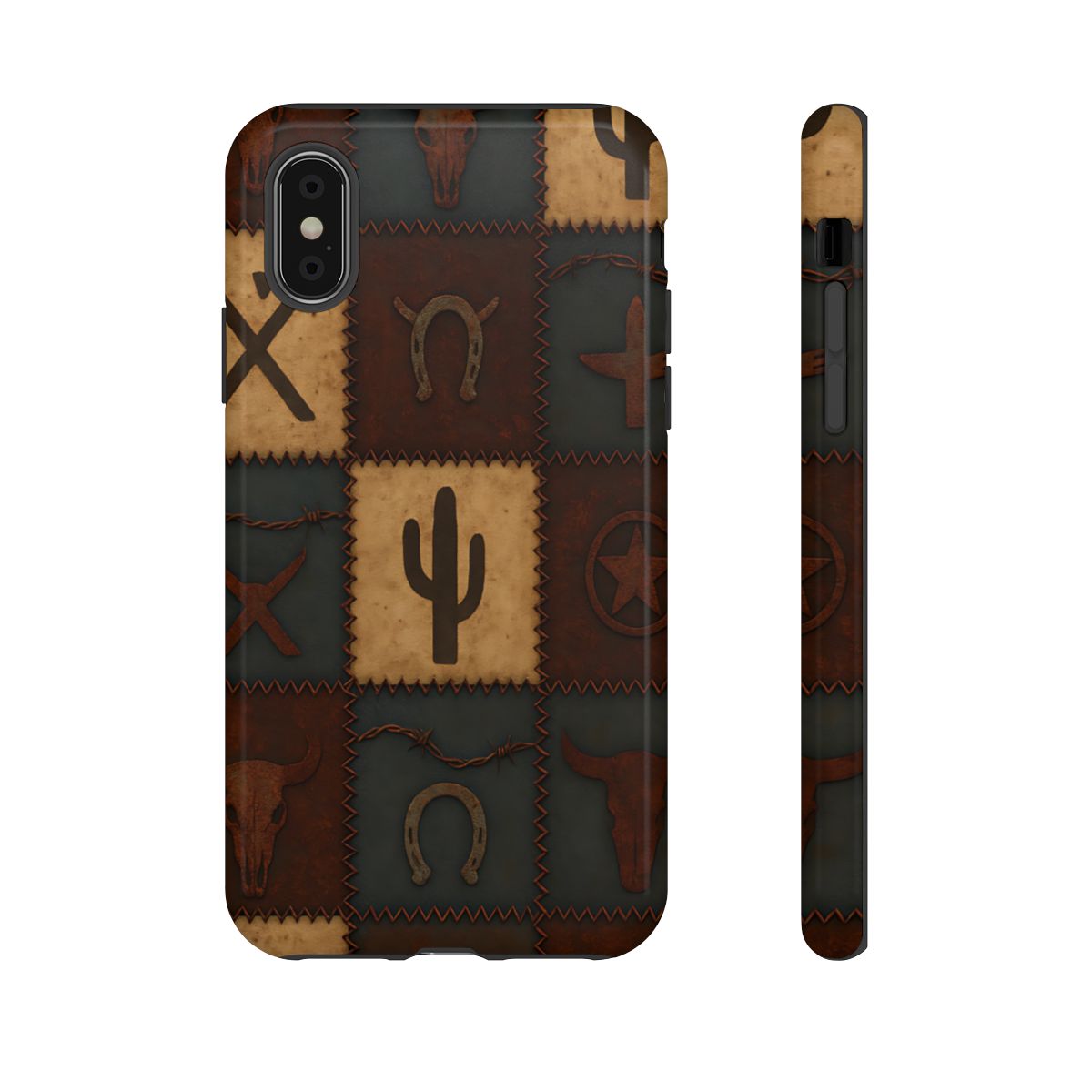 Western Icon Quilt Tough Phone Case