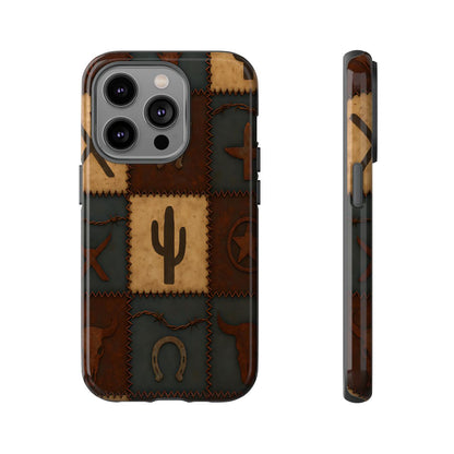 Western Icon Quilt Tough Phone Case