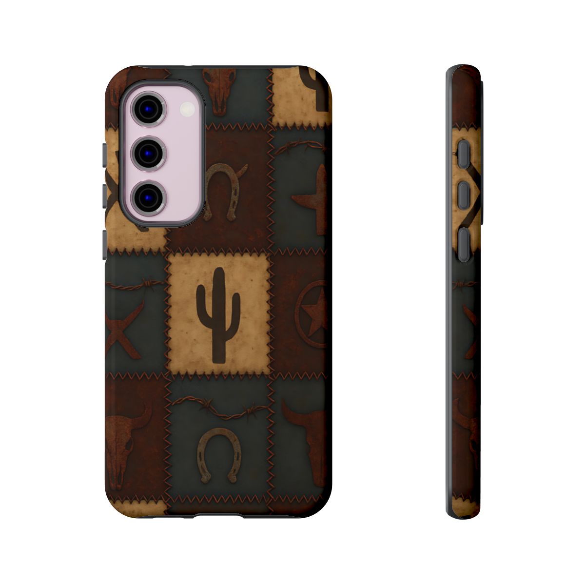 Western Icon Quilt Tough Phone Case
