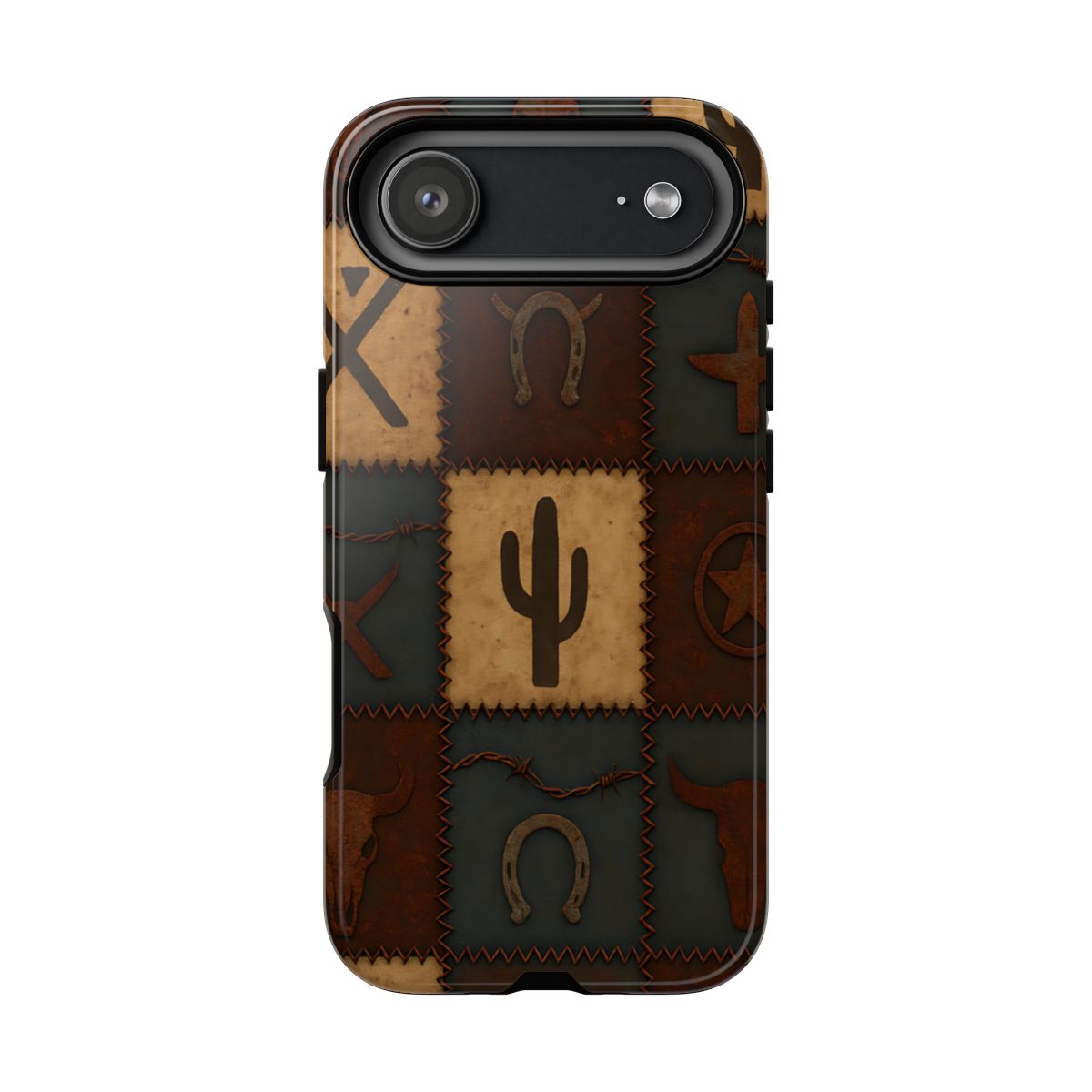 Western Icon Quilt Tough Phone Case