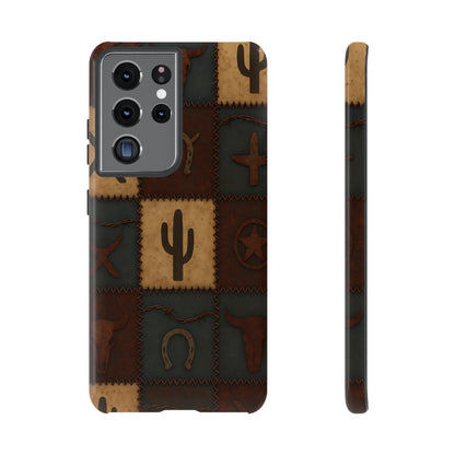 Western Icon Quilt Tough Phone Case