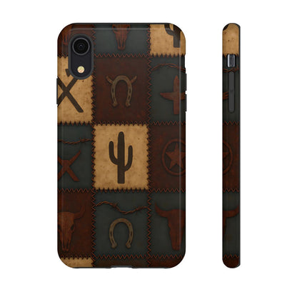 Western Icon Quilt Tough Phone Case