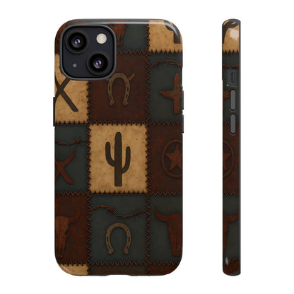 Western Icon Quilt Tough Phone Case