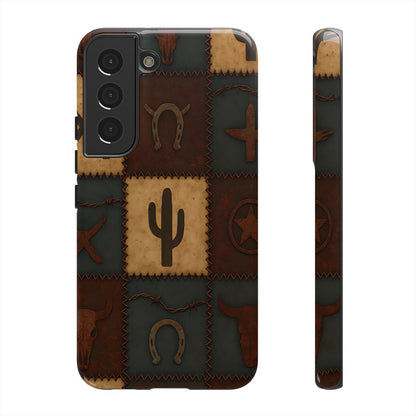 Western Icon Quilt Tough Phone Case