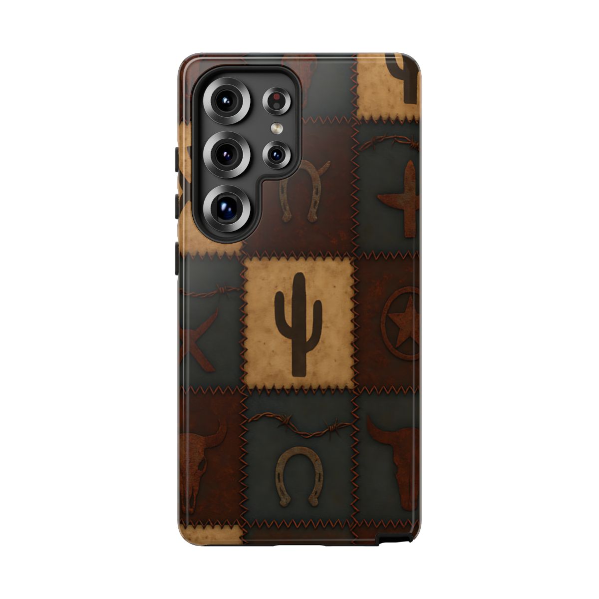 Western Icon Quilt Tough Phone Case