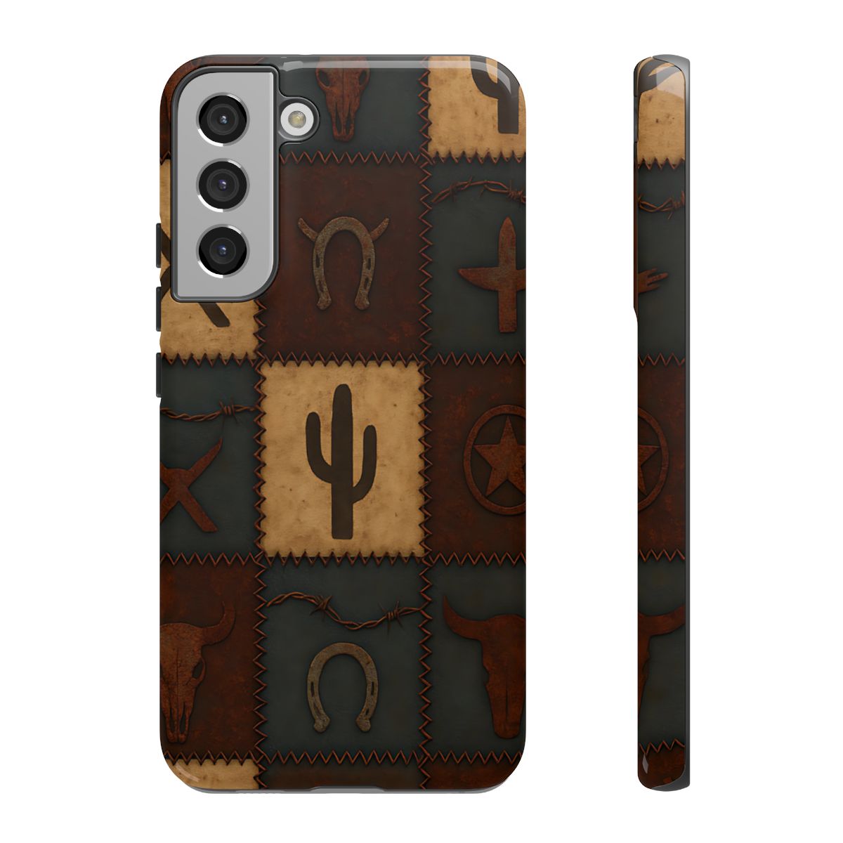 Western Icon Quilt Tough Phone Case