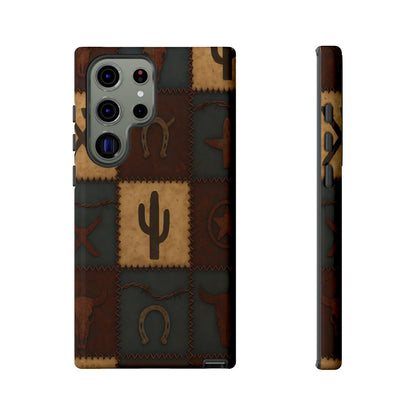Western Icon Quilt Tough Phone Case