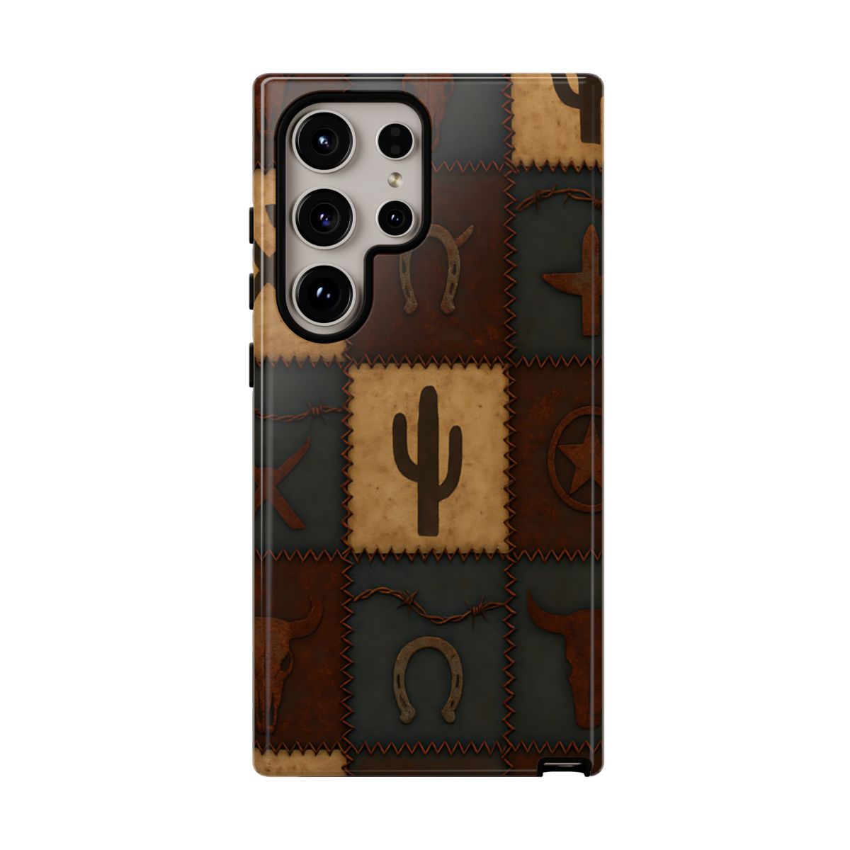 Western Icon Quilt Tough Phone Case