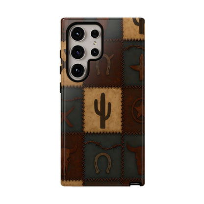 Western Icon Quilt Tough Phone Case