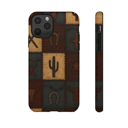 Western Icon Quilt Tough Phone Case