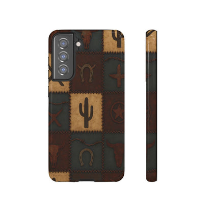 Western Icon Quilt Tough Phone Case