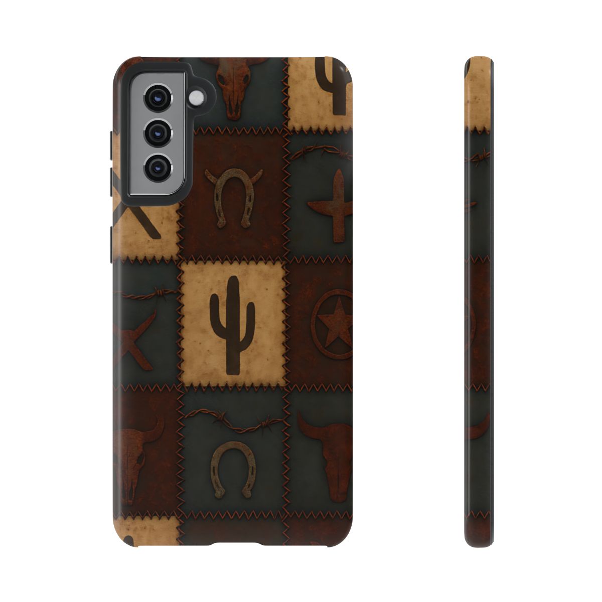 Western Icon Quilt Tough Phone Case