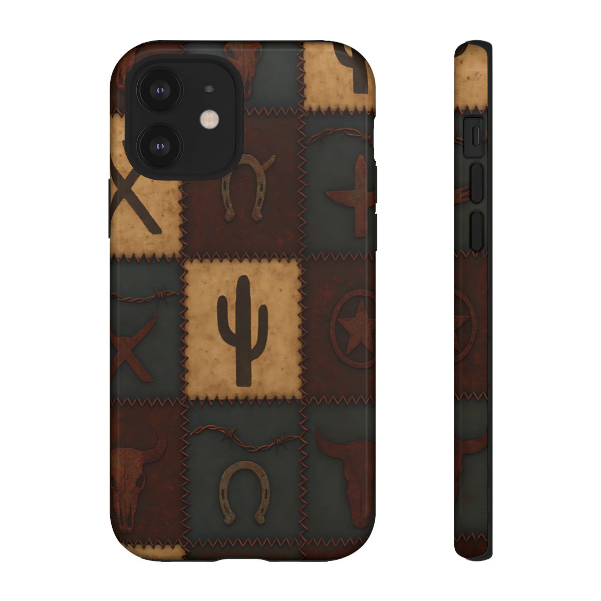 Western Icon Quilt Tough Phone Case