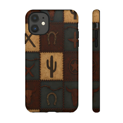 Western Icon Quilt Tough Phone Case