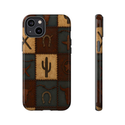 Western Icon Quilt Tough Phone Case