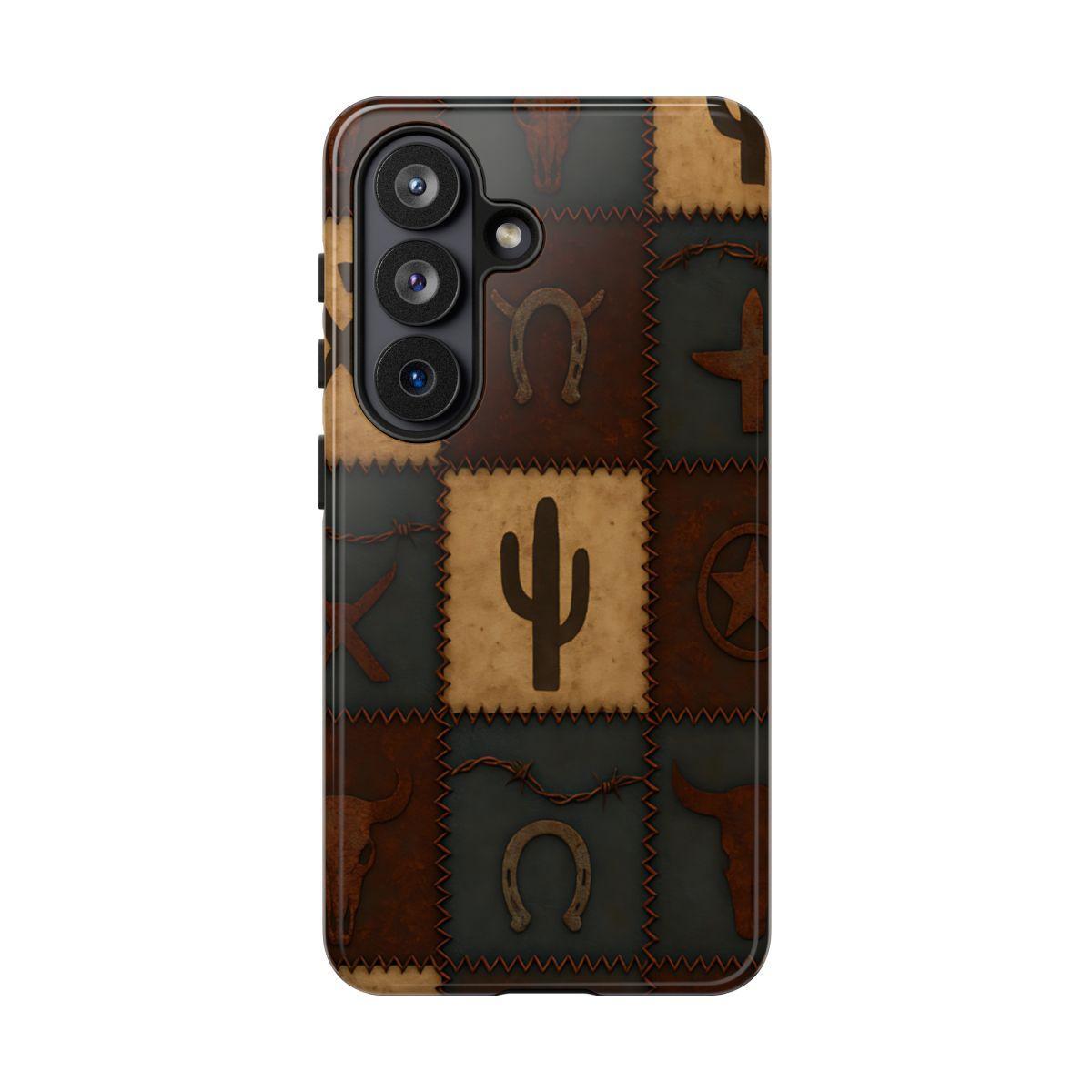 Western Icon Quilt Tough Case