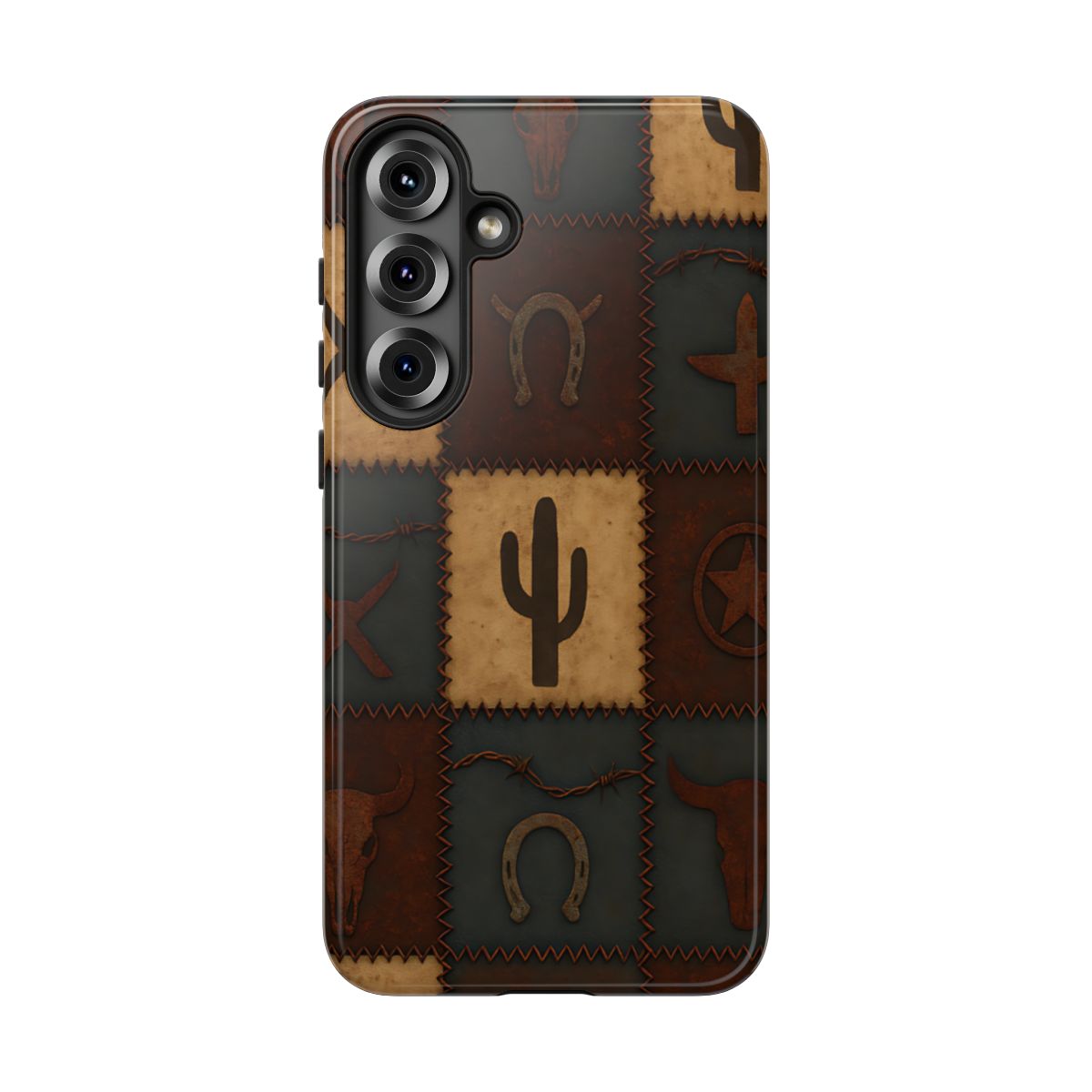 Western Icon Quilt Tough Phone Case