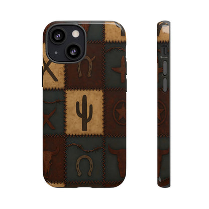 Western Icon Quilt Tough Phone Case