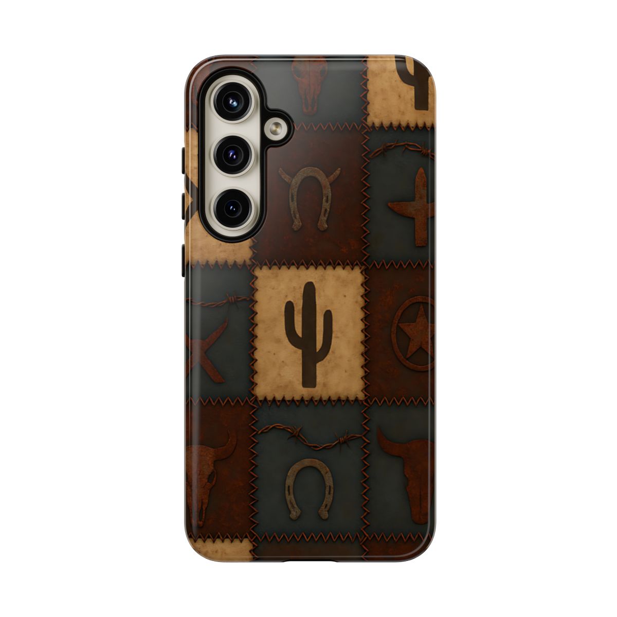 Western Icon Quilt Tough Phone Case