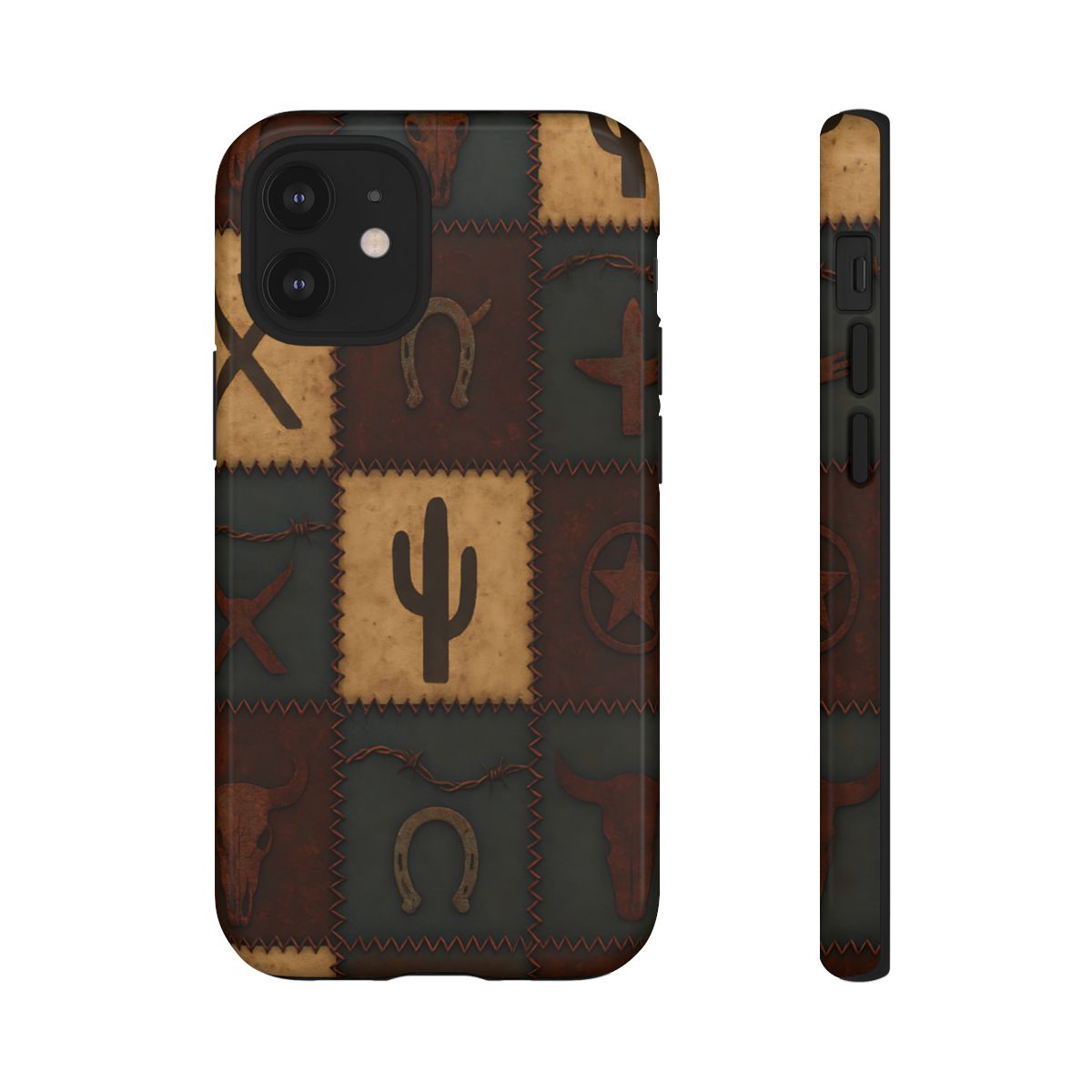 Western Icon Quilt Tough Phone Case