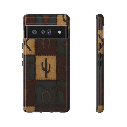 Western Icon Quilt Tough Phone Case