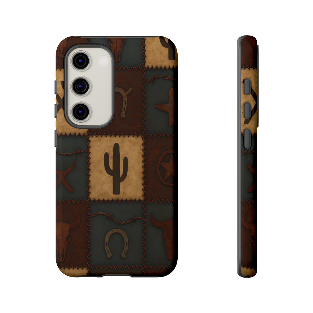 Western Icon Quilt Tough Phone Case