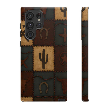 Western Icon Quilt Tough Phone Case