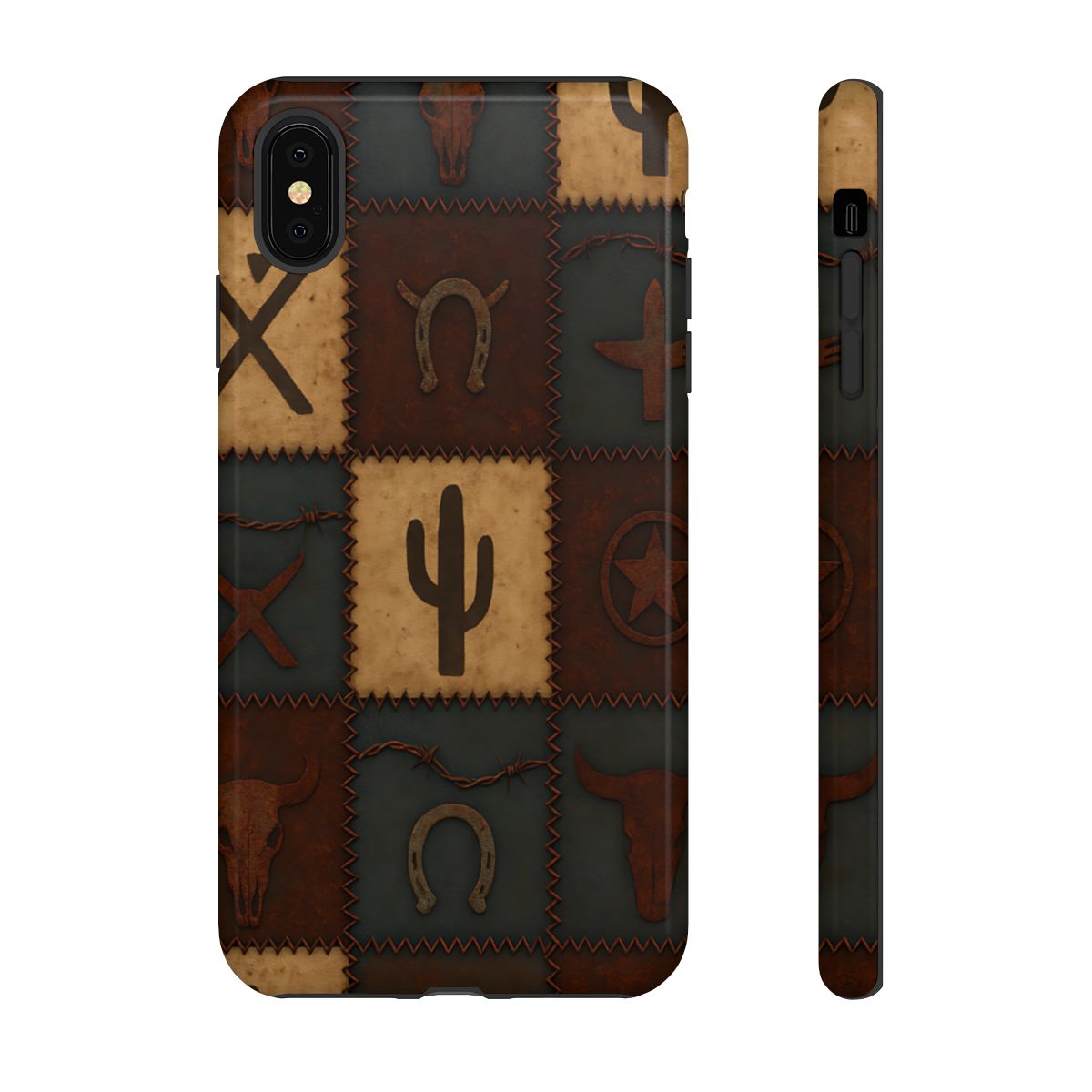 Western Icon Quilt Tough Phone Case