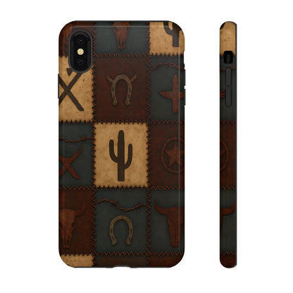 Western Icon Quilt Tough Phone Case