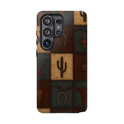 Western Icon Quilt Tough Case