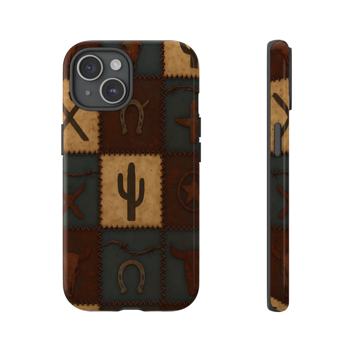 Western Icon Quilt Tough Phone Case