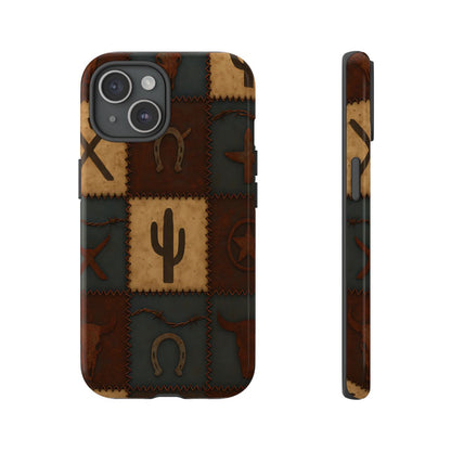 Western Icon Quilt Tough Phone Case
