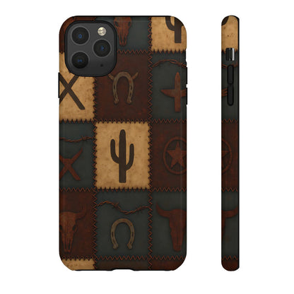 Western Icon Quilt Tough Phone Case