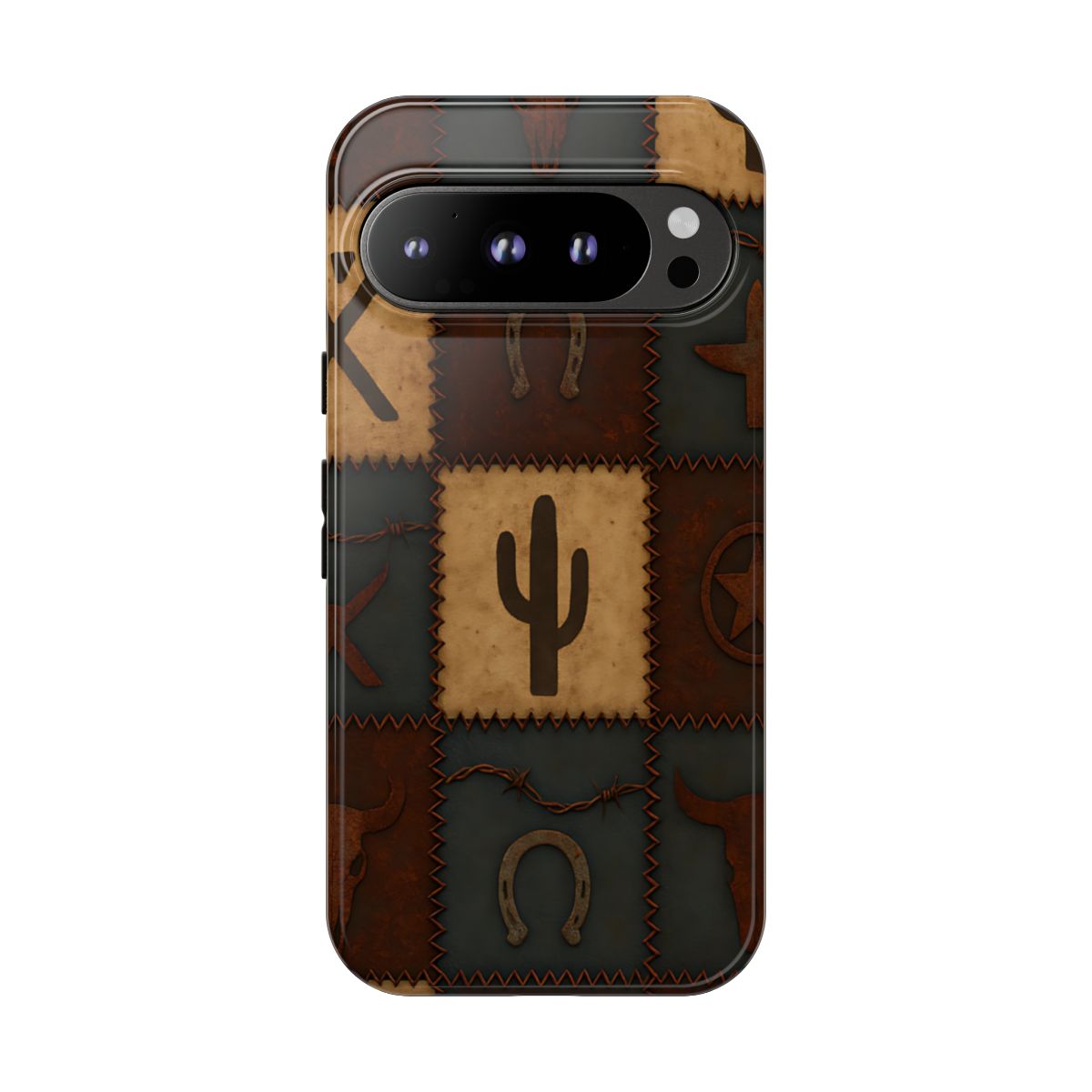 Western Icon Quilt Tough Phone Case