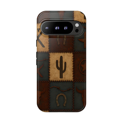 Western Icon Quilt Tough Phone Case
