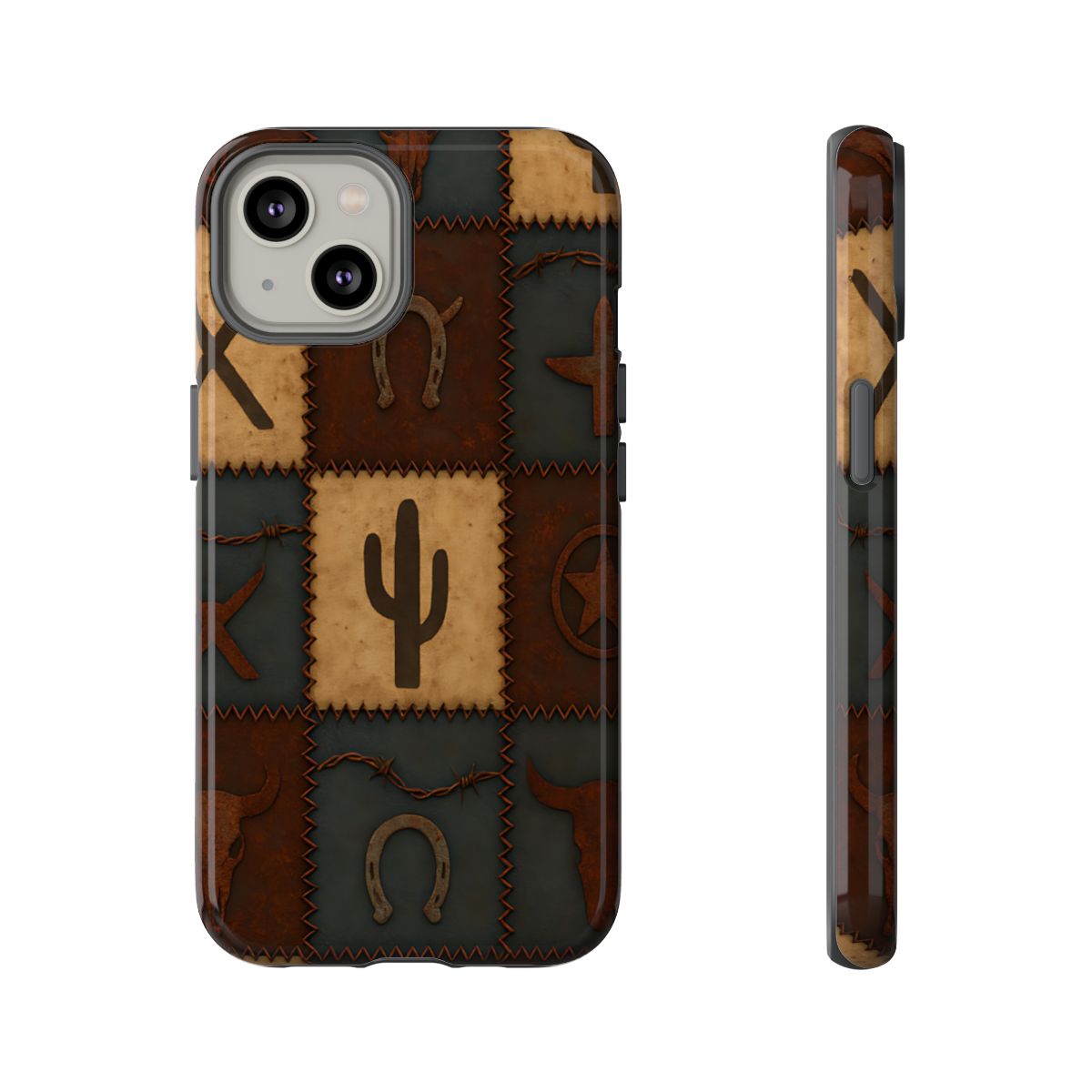 Western Icon Quilt Tough Phone Case
