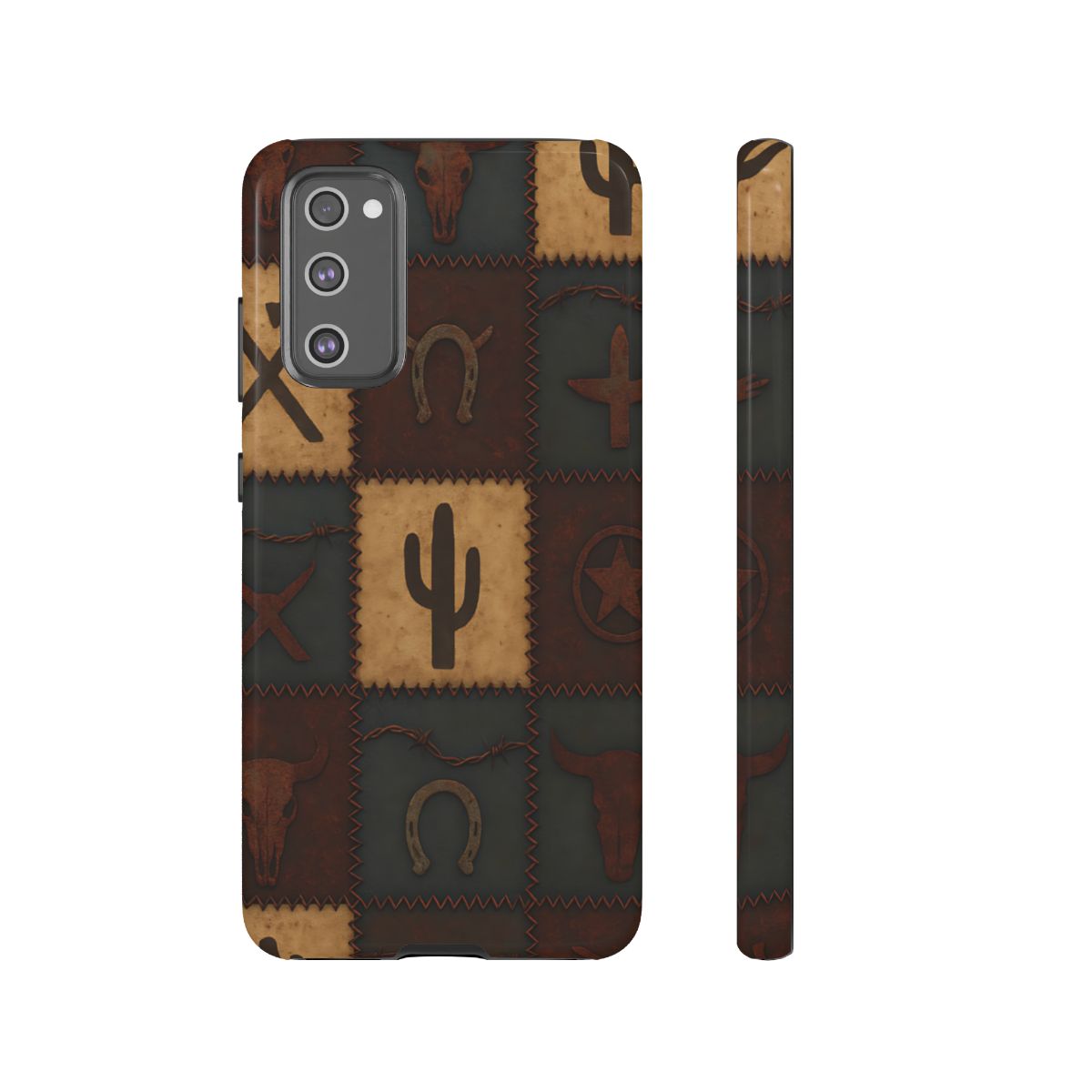 Western Icon Quilt Tough Phone Case
